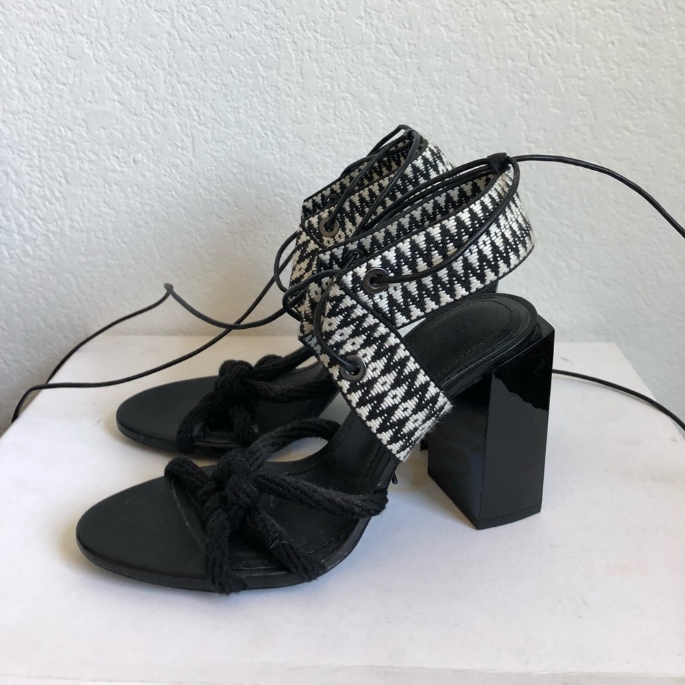 Zara Block Heels SIze 6